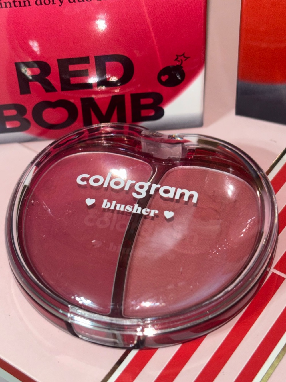 Colorgram Red Heart Duo Blush - Picture 3 of 4